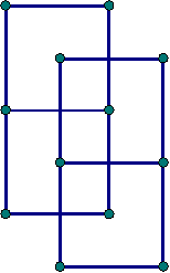 2 x 2 のエレメント（ノードが共有されていない）