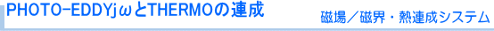 磁場／磁界 熱連成システム解析ソフトウェア　シミュレータ