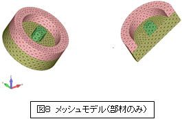 メッシュモデル(部材のみ)